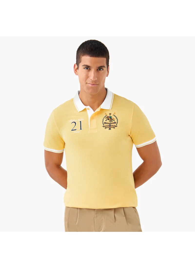 فاف Embroidered Polo T-shirt