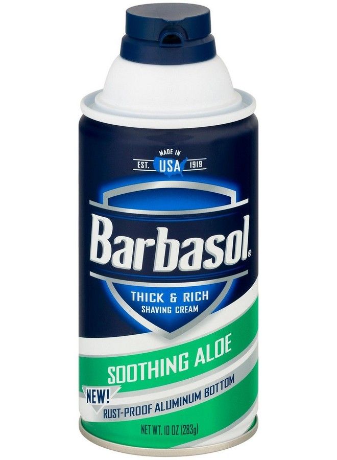 Barbasol Soothing Aloe Thick & Rich Shaving Cream 10 Oz - Image 1