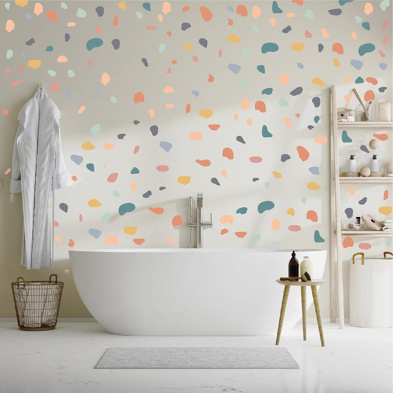 CELAENO Colorful Terrazzo Pattern Wall Decal Stickers - Image 2