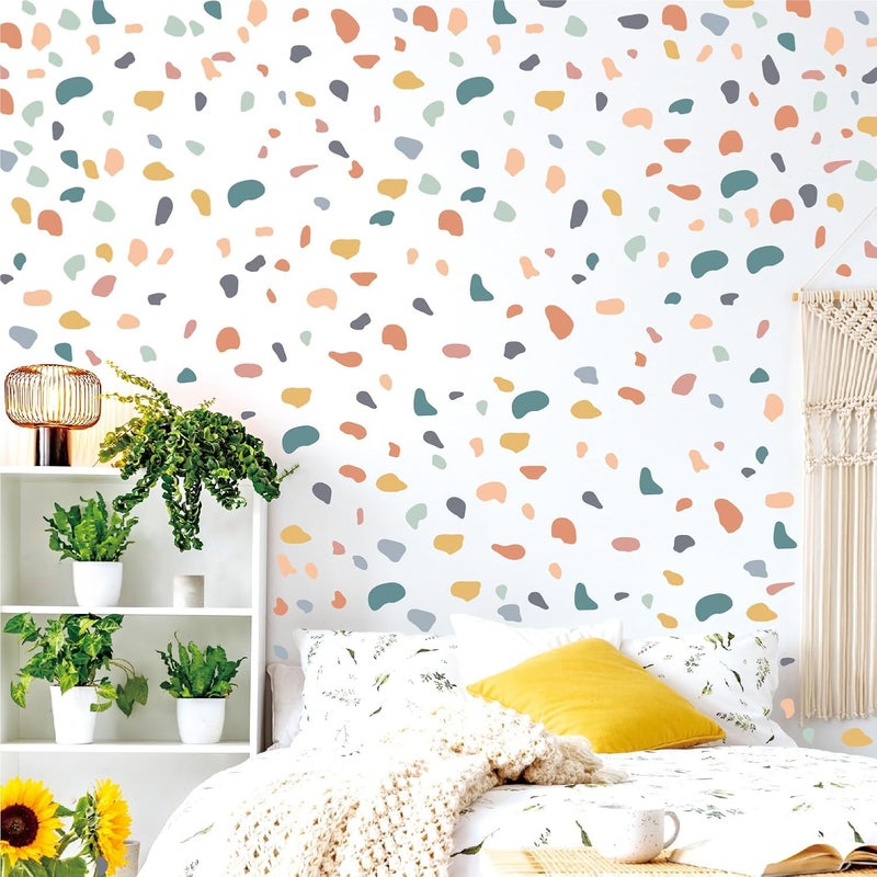 CELAENO Colorful Terrazzo Pattern Wall Decal Stickers - Image 5