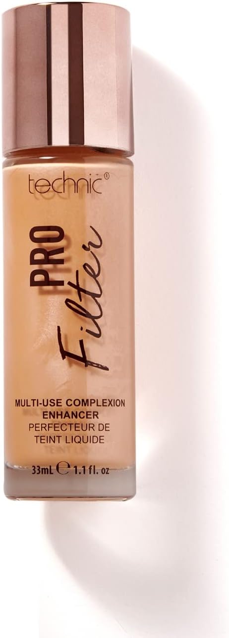 Technic Pro Filter Multi Use Complexion Enhancer Primer Illuminator and Highlighter Face Serum for a Flawless Finish Medium Cool - Image 1