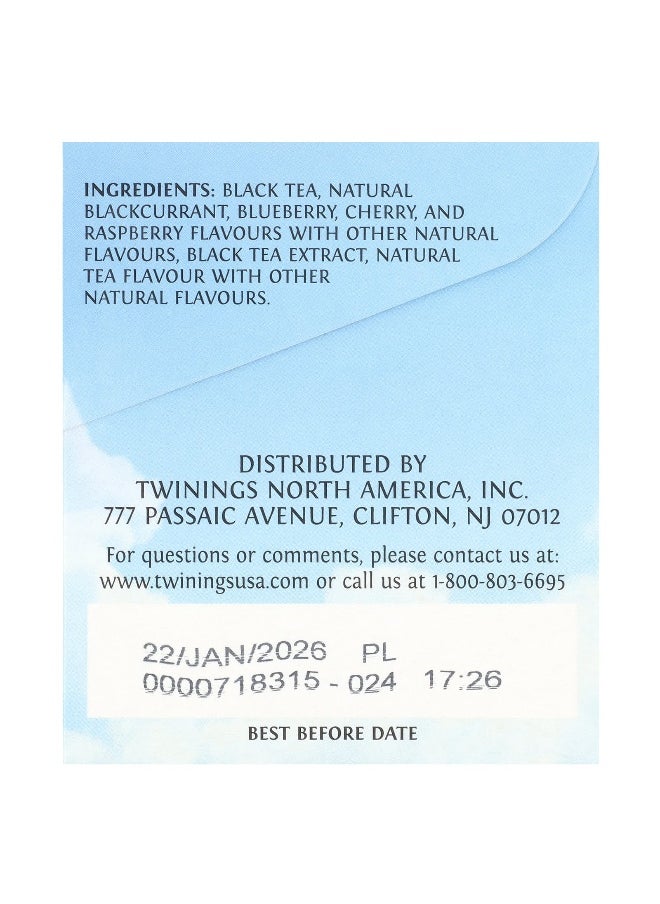 Twining's Twinings, Cold Brewed Iced Tea, Black Tea, Unsweetened, Mixed Berries, 20 Single Serve Tea Bags, 1.41 oz (40 g)  - Image 2