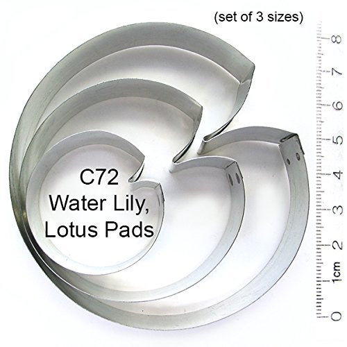 W OF S A SCOTT CLARK Lotus and Water Lily Pad Cutter Set by WSA  - Image 4