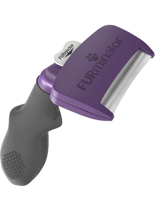 FURminator أداة إزالة الشعر تحت الفرو Furminator للقطط متوسطة/كبيرة الشعر القصير فوق 4.5 كجم - Image 4