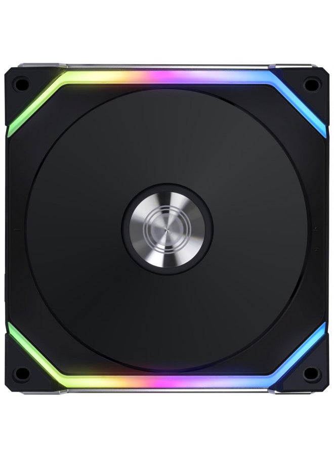 LIAN LI Lian-Li UNI FAN SL V2 ARGB PWM Case Fan - Black, 140mm  - Image 1