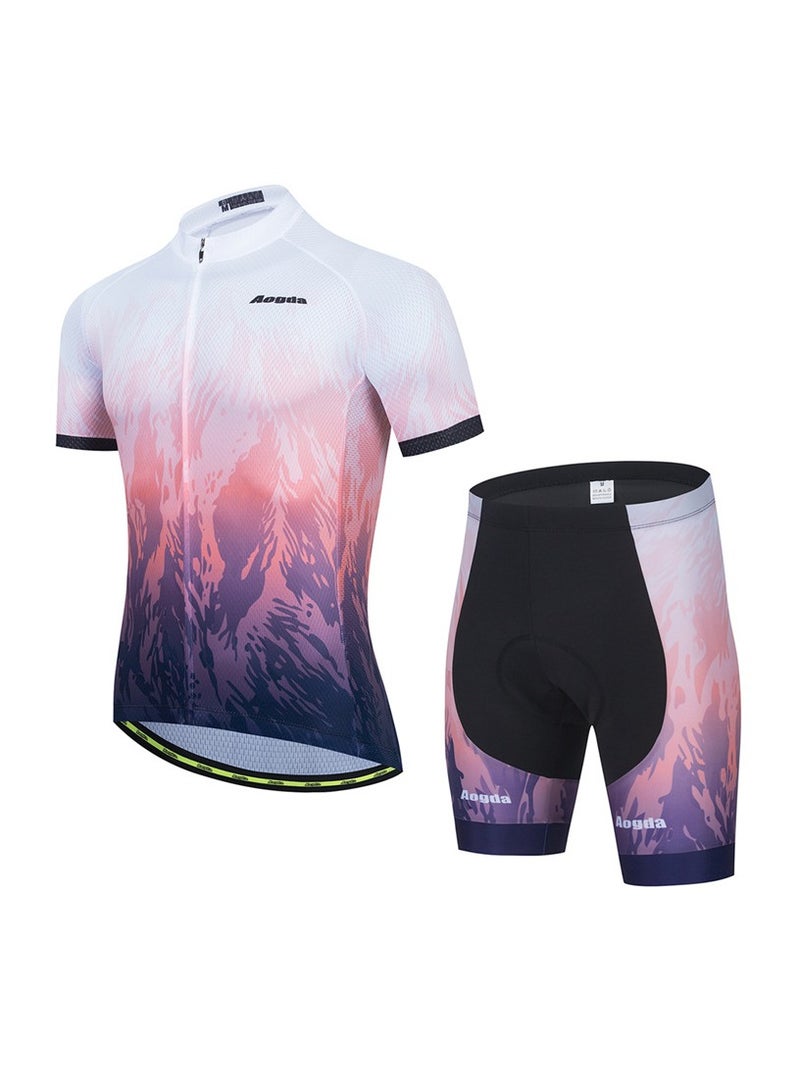 KUYING Outdoor Mountain Bike Road Bike Riding Suit Set 