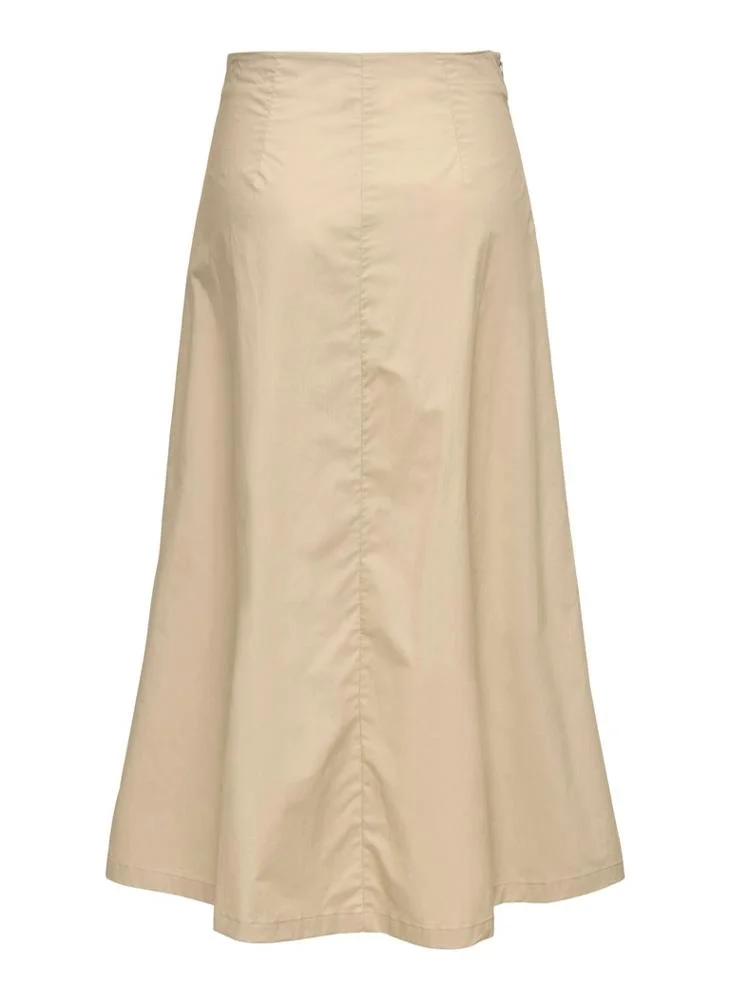 Only Onlevike Long Wrap Pleat Skirt