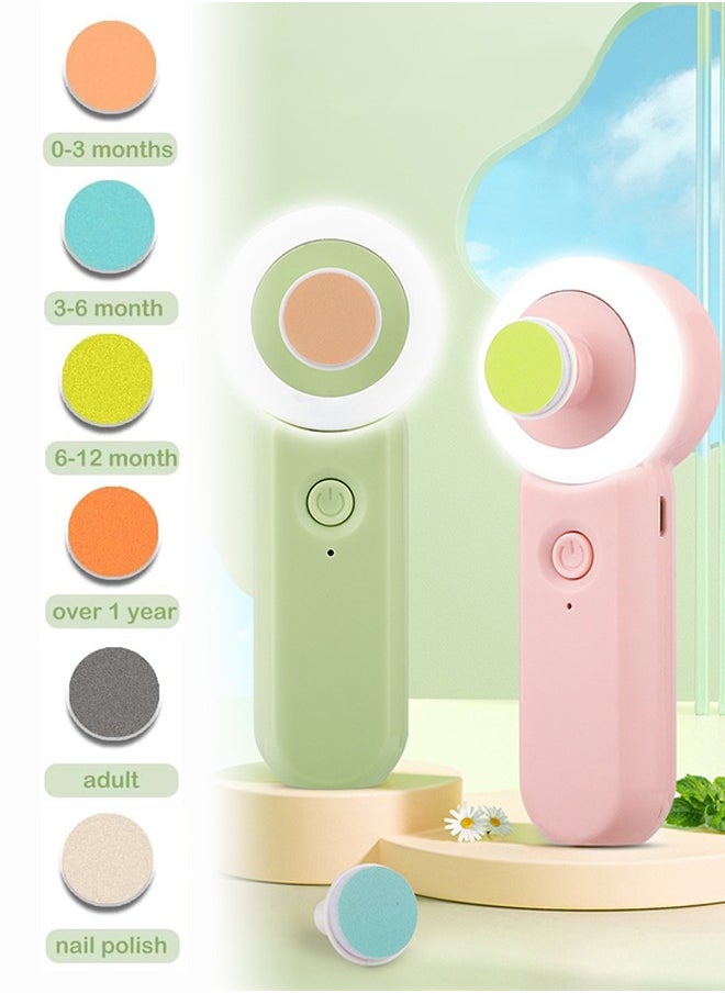 Super ZYouth Electric Baby Nail Trimmer With Light,  6 Replacement Pads For Infant, Newborn, Toddler  - Image 4