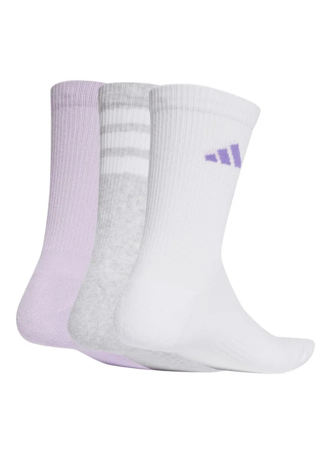 Adidas adidas LOGO PACK 3PP Grey Training SOCKS for Unisex - KXL