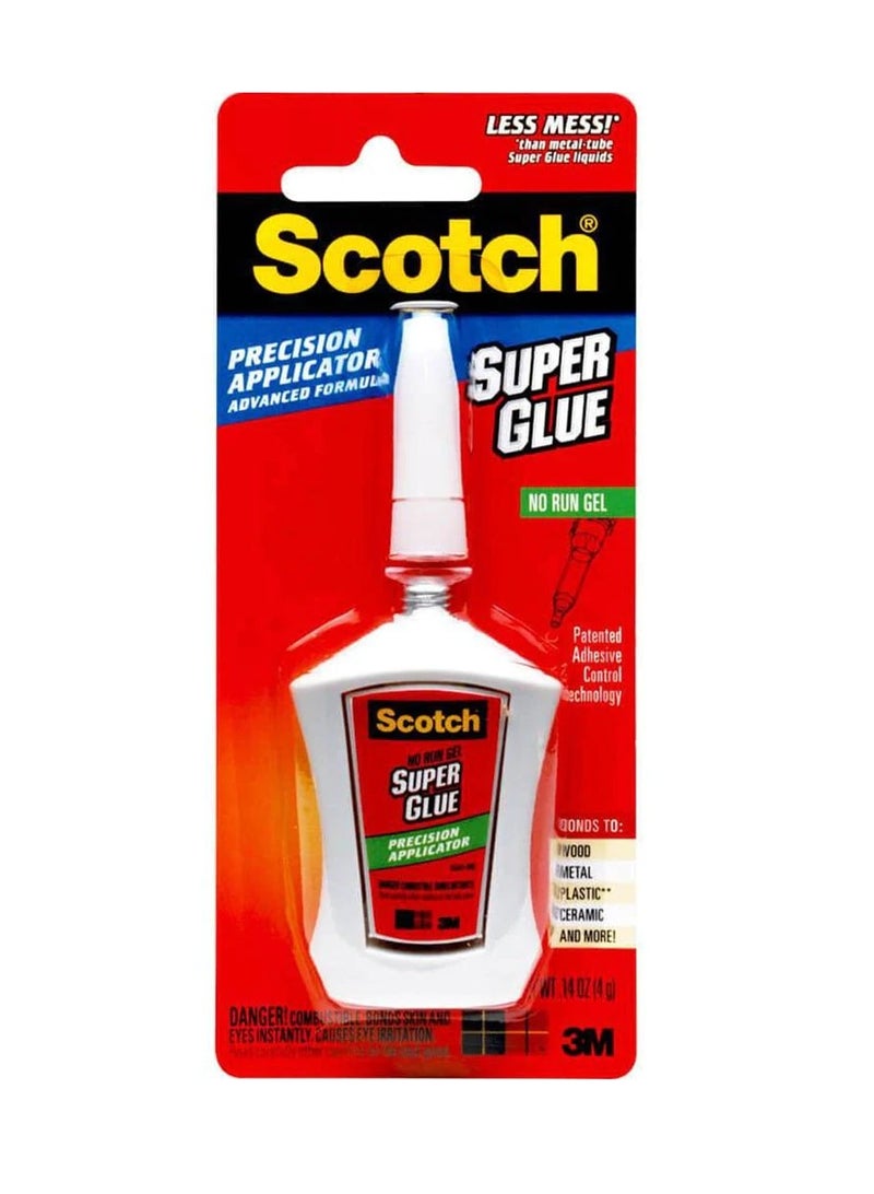 Scotch Super Glue Gel in Precision Applicator .14oz - Image 1