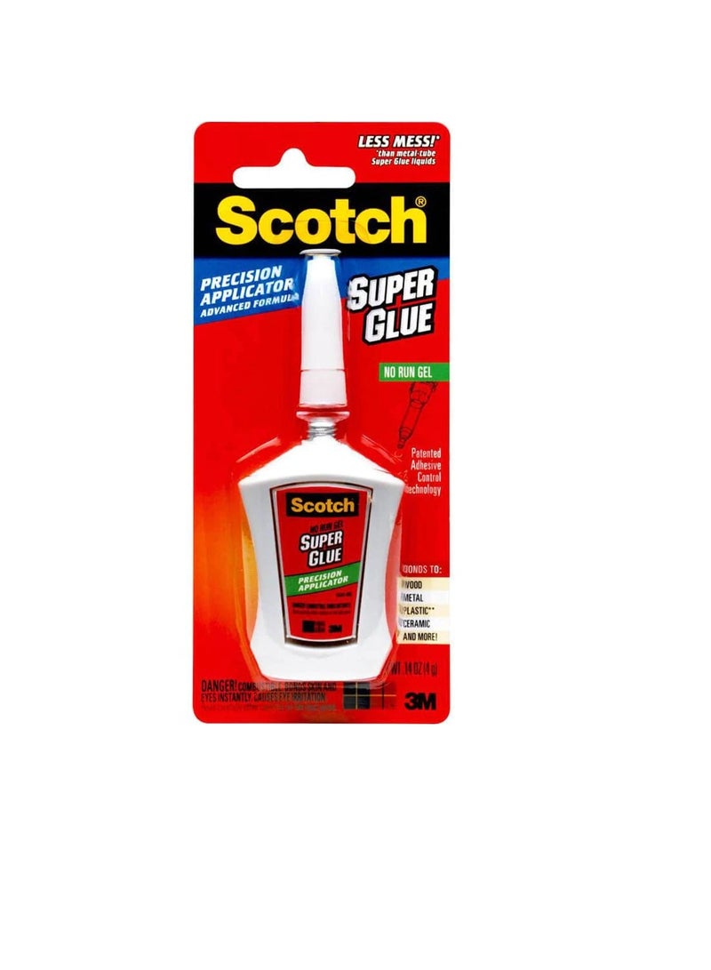 Scotch Super Glue Gel in Precision Applicator .14oz - Image 2