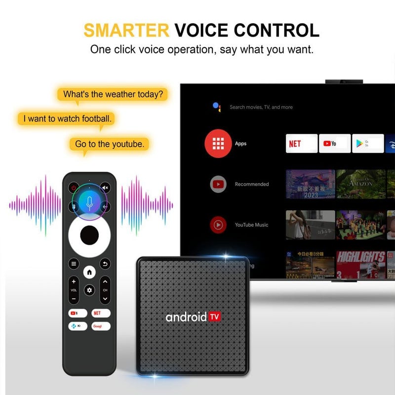 Orlenic X5 4K Android TV Box, Quad-Core H313 Media Player with G31 GPU, Dual-Band WiFi & Bluetooth 5.0, 2GB RAM + 16GB Storage, Streaming, Gaming, Apps, Smart TV Upgrade - Image 4