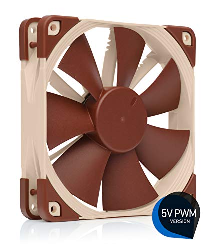 Noctua NF-F12 5V PWM, Premium Quiet Fan with USB Power Adaptor Cable, 4-Pin, 5V Version (120mm, Brown) - Image 2