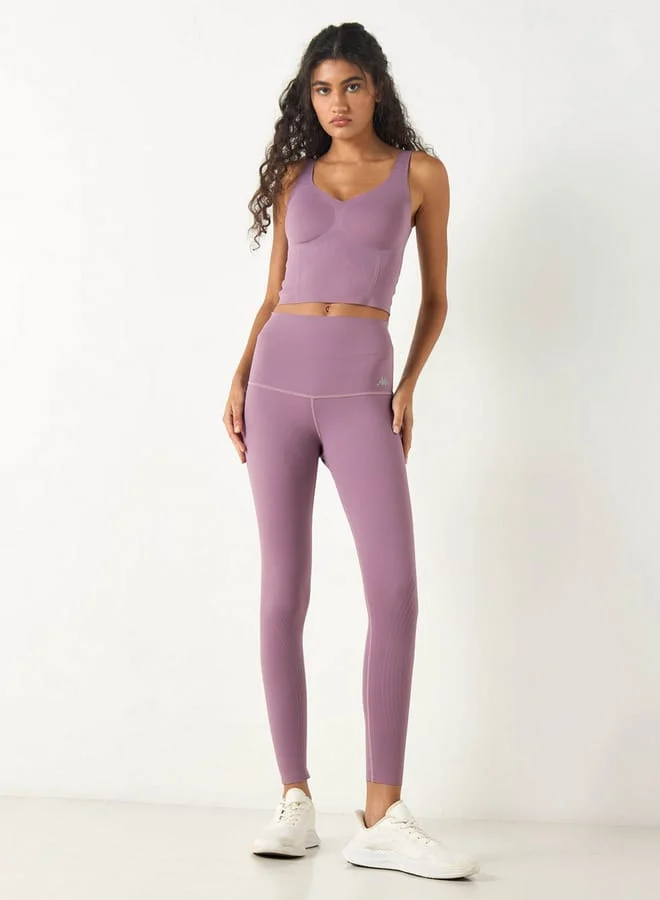 Kappa Kappa Logo Print Leggings with Elasticated Waistband