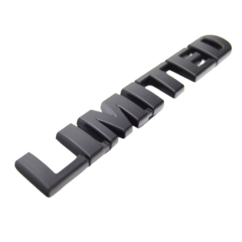 Metal Black Limited Emblem Badge Exterior Trim Decal for Toyota Tundra Sienna Tacoma Highlander 4runner RAV4 and Subaru Side Rear Trunk Tailgate 55 x 075 inches