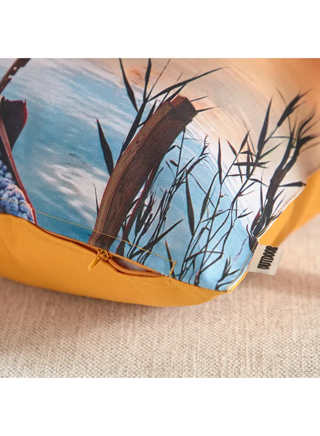 هوم بوكس Sunset Printed Outdoor Cushion Cover 45 x 45 cm