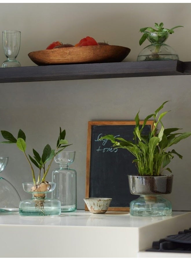 LSA International Canopy Recycled Vase/Bulb Planter Vase Size: 20 cm - Image 3