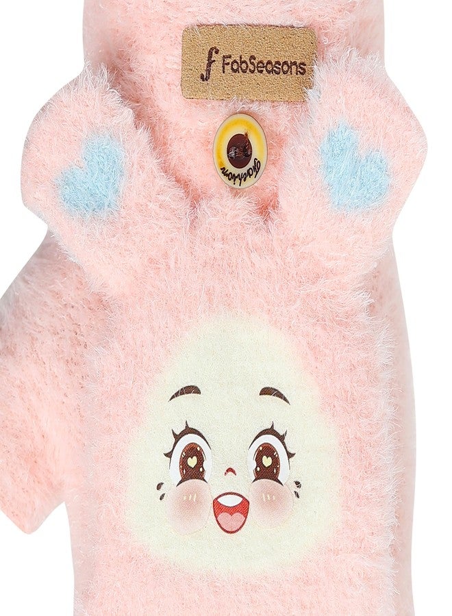 FabSeasons Warm Fingerless Gloves for Toddler & Baby (1-2 Years) - Soft Knitted Acrylic Open-Finger Hand Mitts - Essential Winter Accessory for Grasping & Play (Boys & Girls) - Image 4