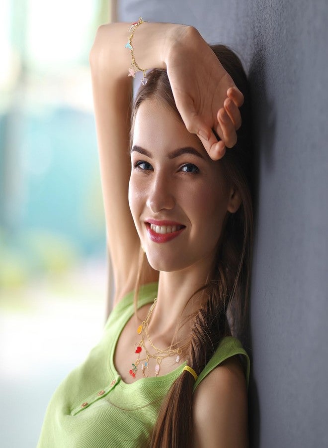 Tondiamo 207 Pcs Jewelry Making Kit DIY Necklace, Bracelet, Ring Set Bangle Charm Bracelet Making Kit with 100 Charms, 100 Jump Rings and Tools for Women Beginner Arts and Craft Gift Fun Activity - Image 5