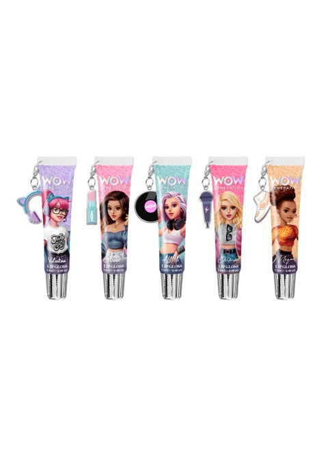 WOW Generation Lip Gloss With Charm Assorted - 1 Piece/Style May Vary
