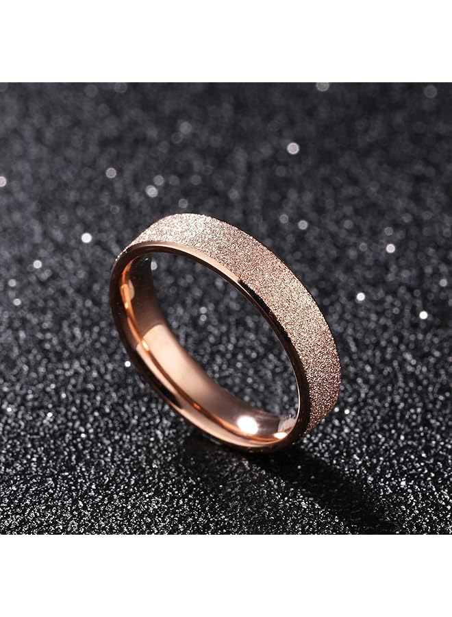 تشيميز أصفر خاتم ستاردست الوردي الذهبي الرائع المصنوع من الفولاذ المقاوم للصدأ للفتيات والنساء - Image 3