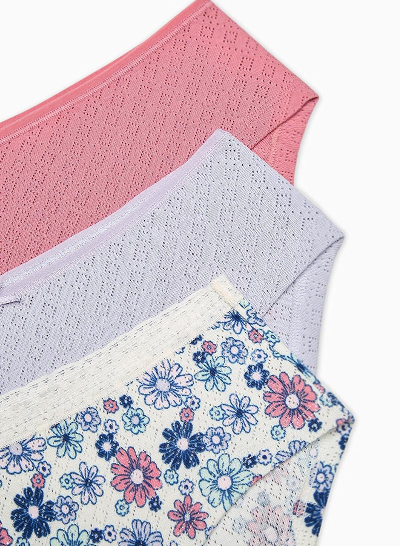 Penti Multicolour Spring Garden Pointel Hipster - Pack of 3 Briefs - Image 5