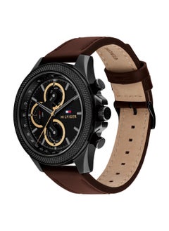 TOMMY HILFIGER TOMMY HILFIGER ROUND ANALOG MEN'S BLACK CASE WATCH - 1792164  - Image 1