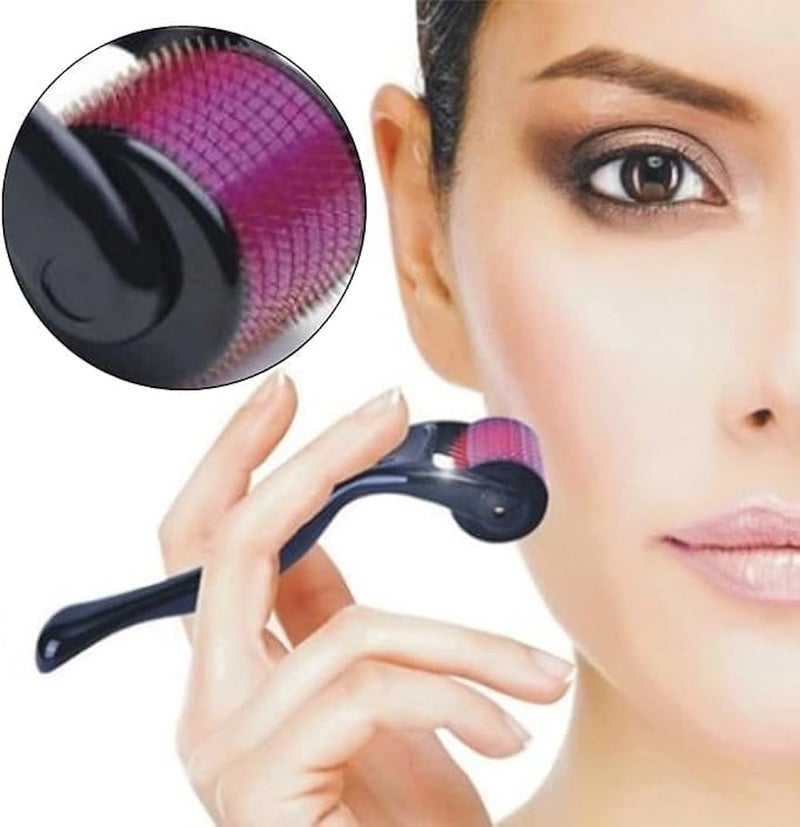 Derma Roller Needles 540 Titanium Microneedle Roller for Face Skin Rejuvenation Anti-Wrinkle Anti-Aging Skin Rejuvenation Hair Loss Acne Scars Stretch Marks, Multicolor (1) - Image 3