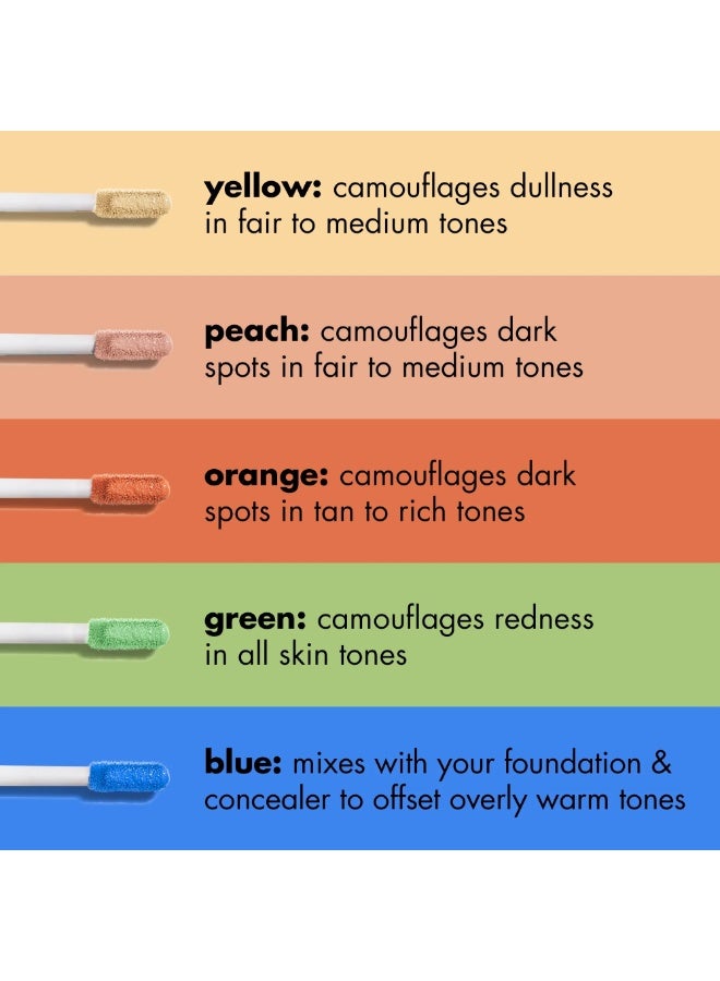 elf Camo Colour Corrector, Hydrating & Long-Lasting Colour Corrector For Camouflaging Discolouration, Dullness & Redness, Green - Image 5