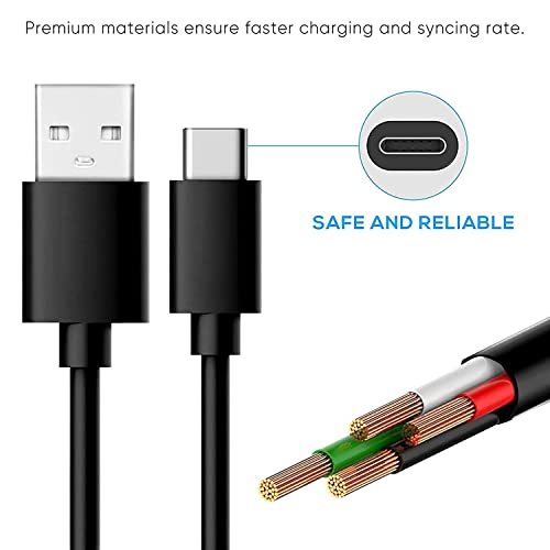 WZHENB USB C Fast Wall Charger Charging Cable Cord Compatible for Sonos Roam Speakers Replacement Power Charger (5 Ft Black) - Image 4