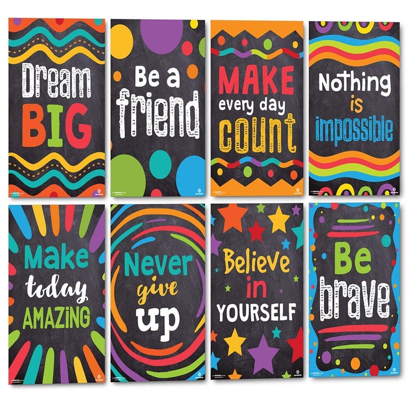 Sproutbrite Classroom Decorations - Motivational Posters for Teachers - inspirational Bulletin Board and Wall Decor for Pre School, Elementary and Middle School - Image 1