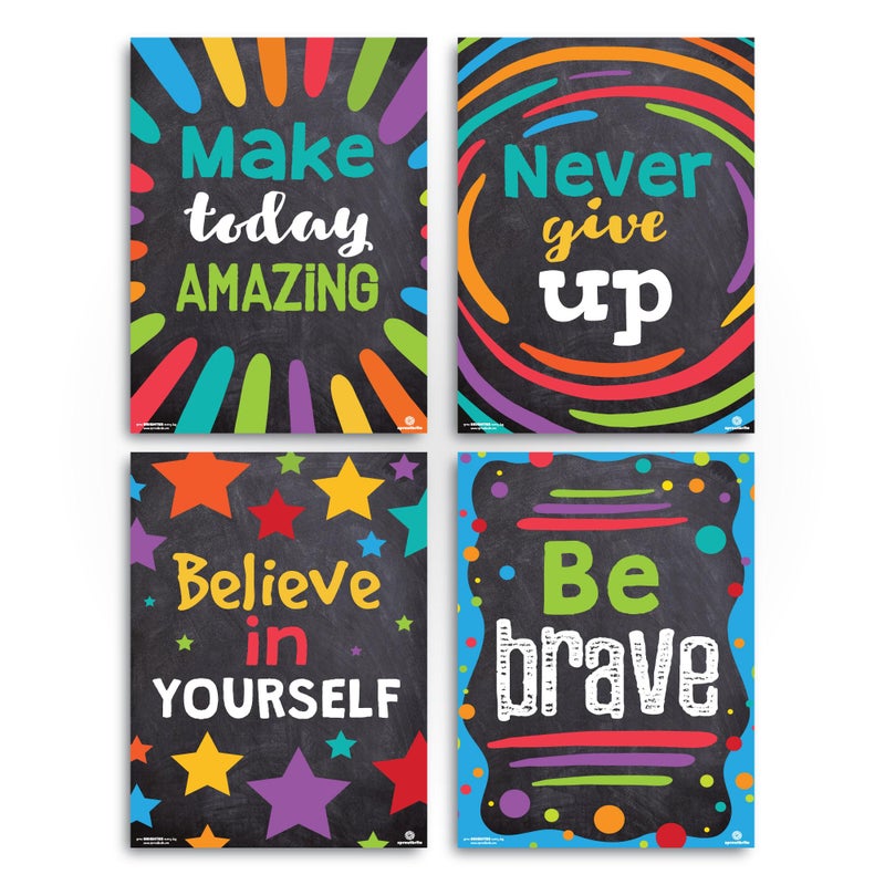 Sproutbrite Classroom Decorations - Motivational Posters for Teachers - inspirational Bulletin Board and Wall Decor for Pre School, Elementary and Middle School - Image 5