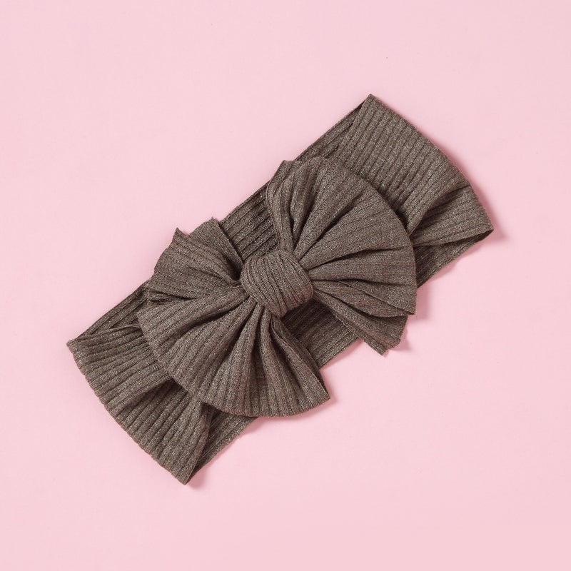 Generic European and American children's hair accessories bow headdress baby hair band handmade pit Guard Door baby headband in stock wholesale  - Image 1