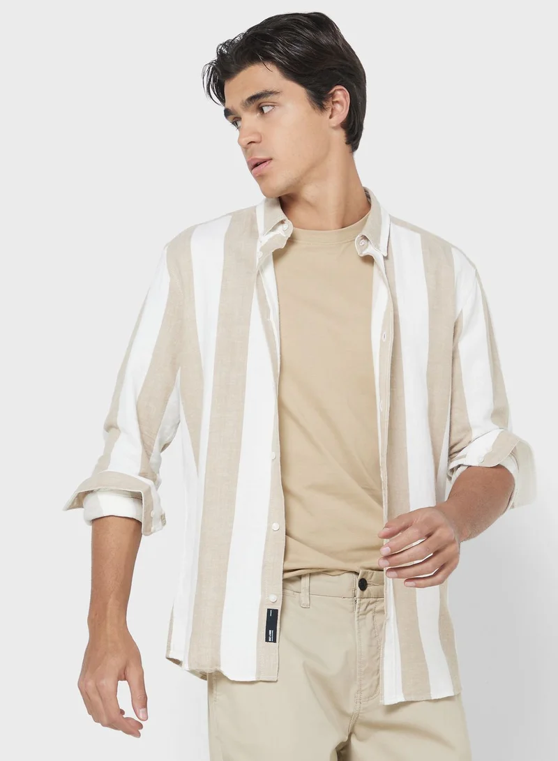 Only & Sons Striped Regular Fit Shirt
