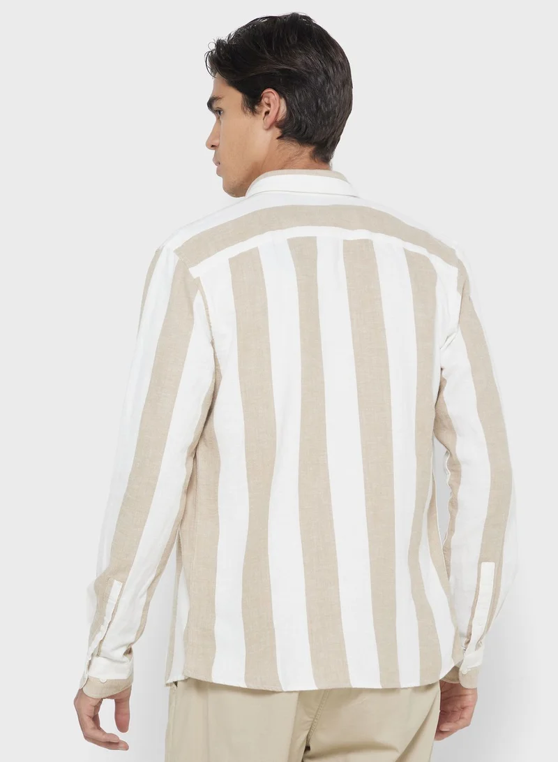 Only & Sons Striped Regular Fit Shirt