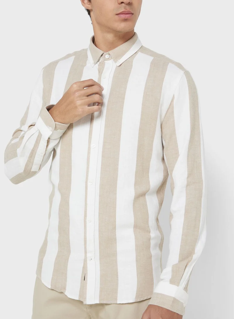 Only & Sons Striped Regular Fit Shirt