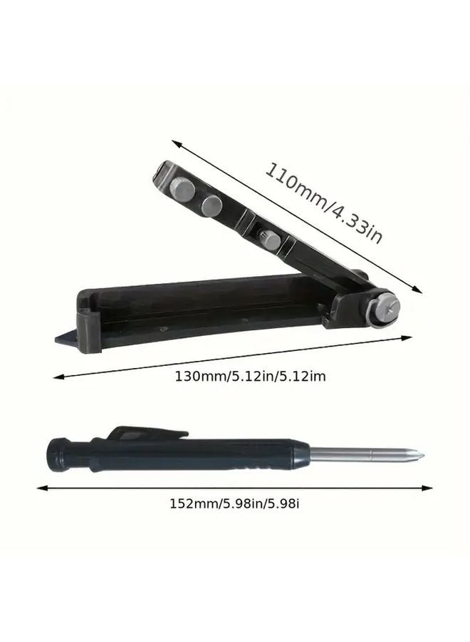 1 Set Multi Functional Metal Marking Tool For Aluminum Profiles Woodworking Measuring Instrument - Image 4