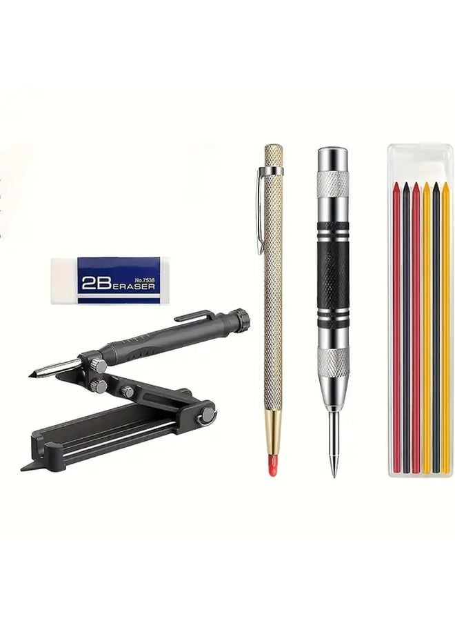 1 Set Multi Functional Metal Marking Tool For Aluminum Profiles Woodworking Measuring Instrument - Image 1