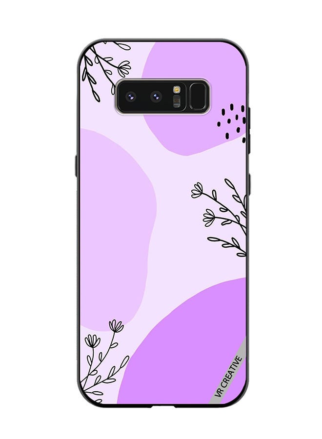 Protective Case Cover For Samsung Galaxy Note 8 Flower Design Multicolour