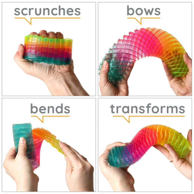 Morf Fidget Sensory Spring Berry â€“ 3D Slug Spring Toy for Kids, Teens, and Adults - Stretchy, Quiet, Stress and Anxiety Relief, Focus - for Play, School, Work Gifts, Great for Classroom, Office - Image 3