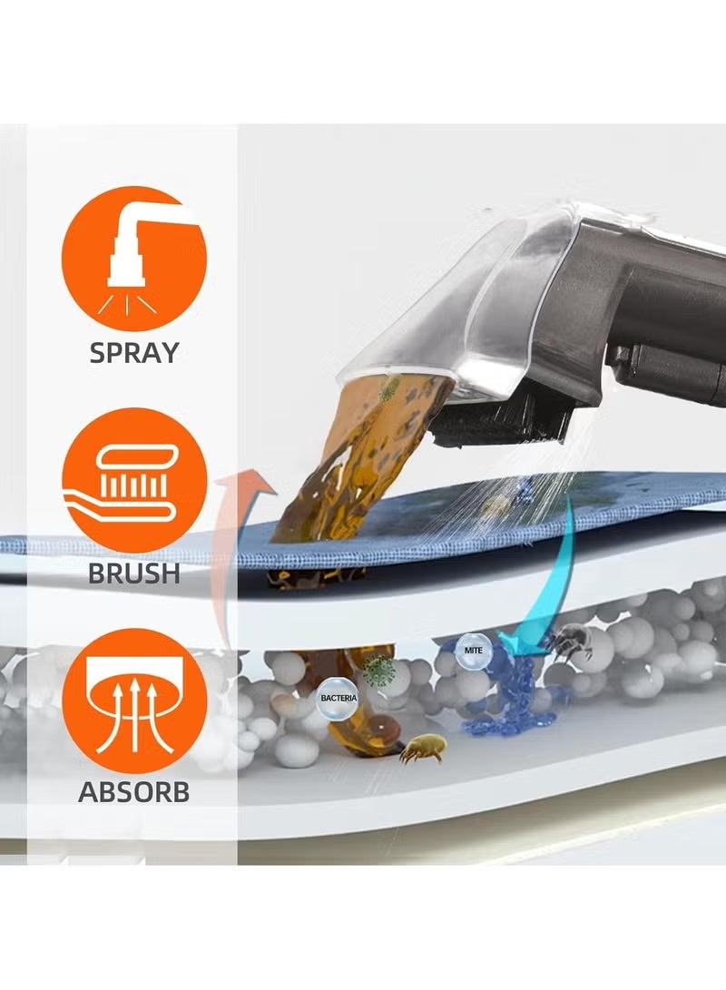 Denx Portable Multi-Surface Cleaner – Lightweight 450W Deep Cleaning for Carpets, Upholstery, Car Seats, Sofas, Kitchens, Outdoor Areas, and Everyday Household Surfaces - Image 4