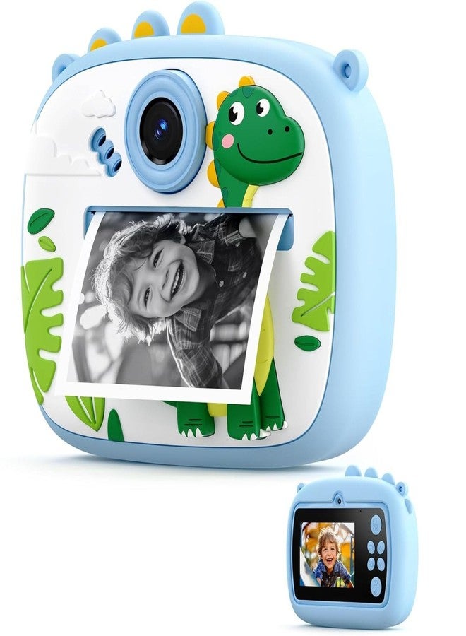 Drumstone (𝟏𝟓 𝐘𝐞𝐚𝐫𝐬 𝐰𝐚𝐫𝐫𝐚𝐧𝐭𝐲) Kids Instant Print Camera Toy with HD Photo & Video, Mini Digital Camera with Games, Fun Filters & Stickers,for Boys & Girls - Image 1