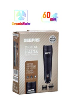 GEEPAS Rechargeable Digital Hair And Beard Trimmer  - Image 1