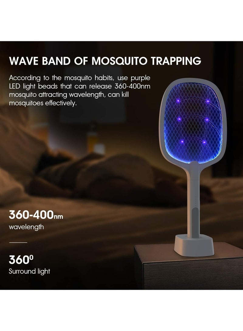 general Bug Zapper Racket 2 in 1 Rechargeable Electric Fly Swatter Mosquito Swatter for Indoor and Outdoor - Image 4