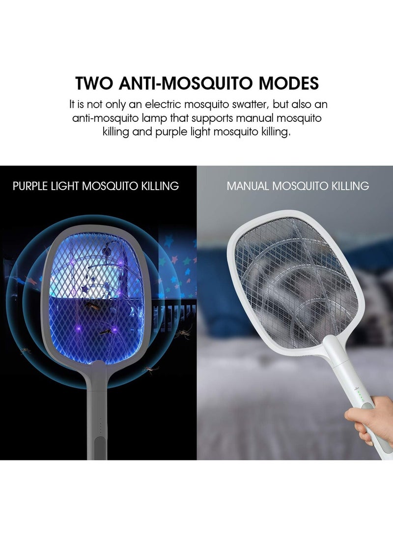 general Bug Zapper Racket 2 in 1 Rechargeable Electric Fly Swatter Mosquito Swatter for Indoor and Outdoor - Image 3