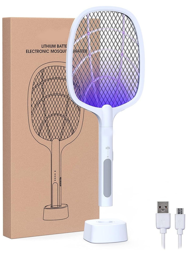 general Bug Zapper Racket 2 in 1 Rechargeable Electric Fly Swatter Mosquito Swatter for Indoor and Outdoor - Image 1