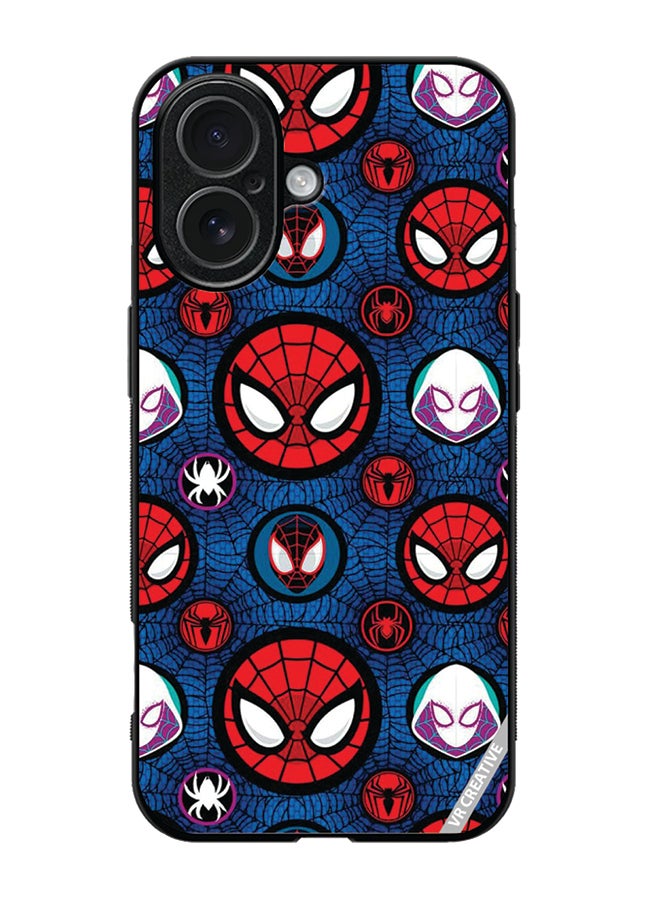 VR CREATIVE Protective Case Cover For Apple iPhone 17 Spiderman Design Multicolour