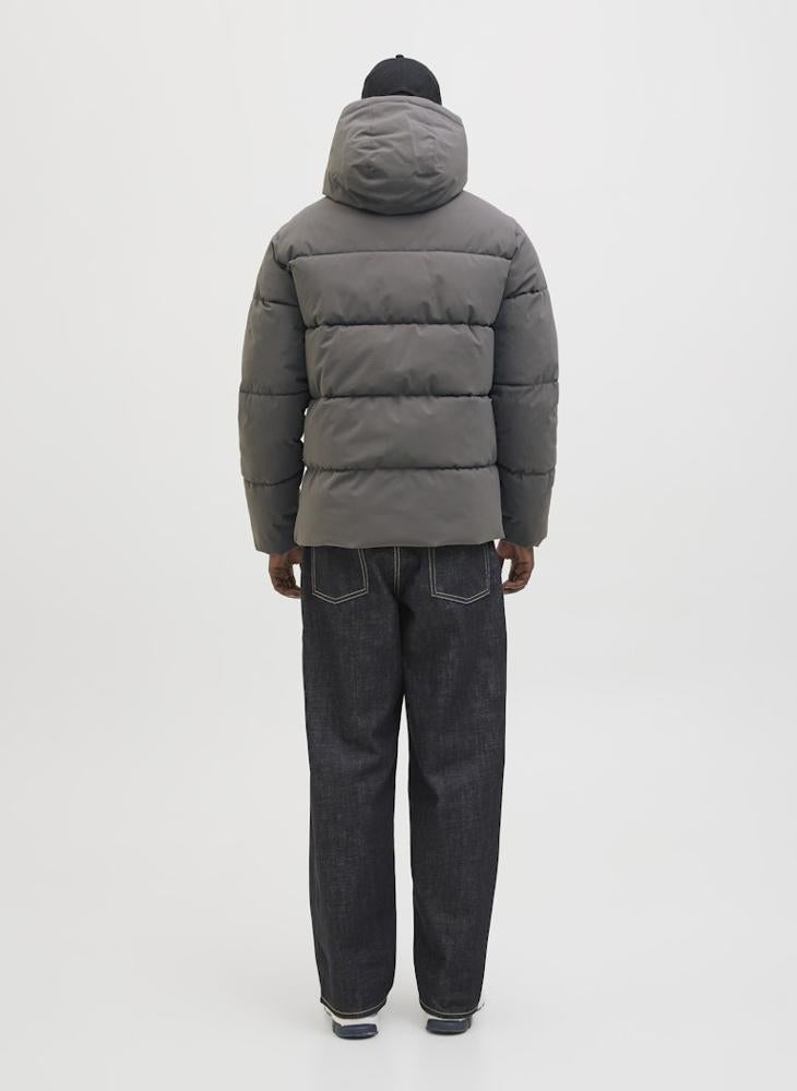 جاك اند جونز جاكيت مبطن بغطاء رأس أساسي - Image 2