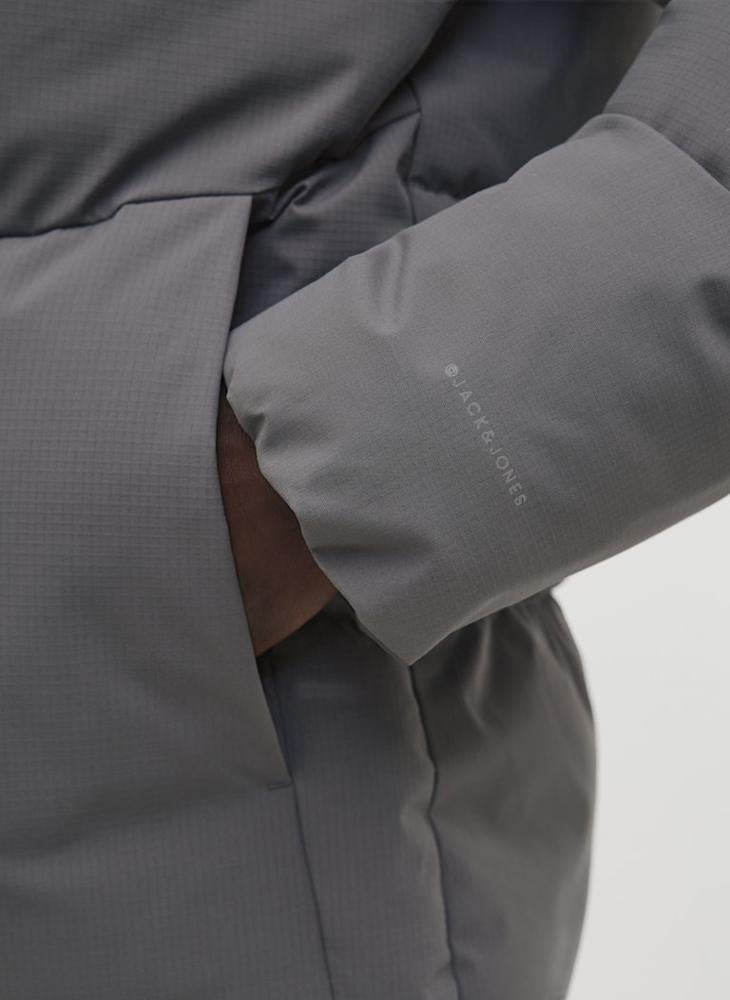 جاك اند جونز جاكيت مبطن بغطاء رأس أساسي - Image 4