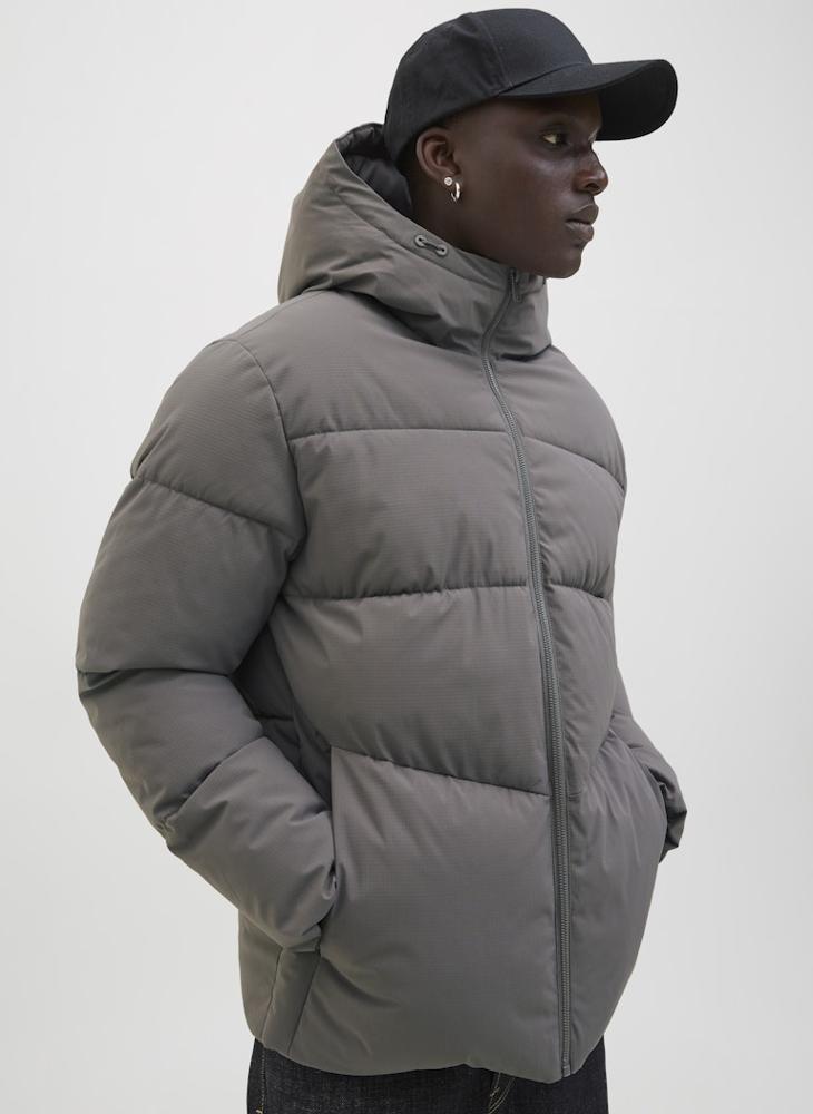 جاك اند جونز جاكيت مبطن بغطاء رأس أساسي - Image 5